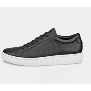 ECCO Women's Leather Sneaker soft 60 black size US 4-4.5 EU 35